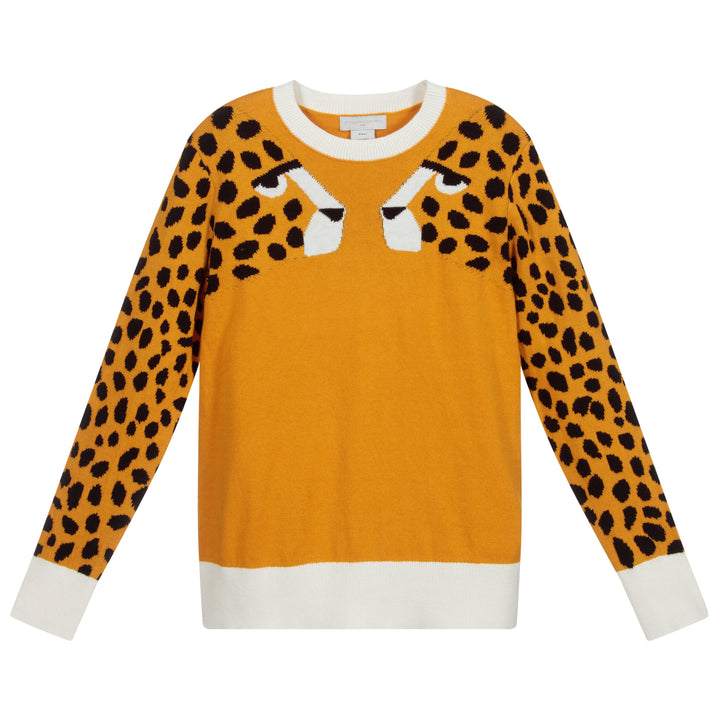 STELLA MCCARTNEY KIDS GIRLS’ Cotton & Merino Wool Knit Sweater Jumper 10 years children