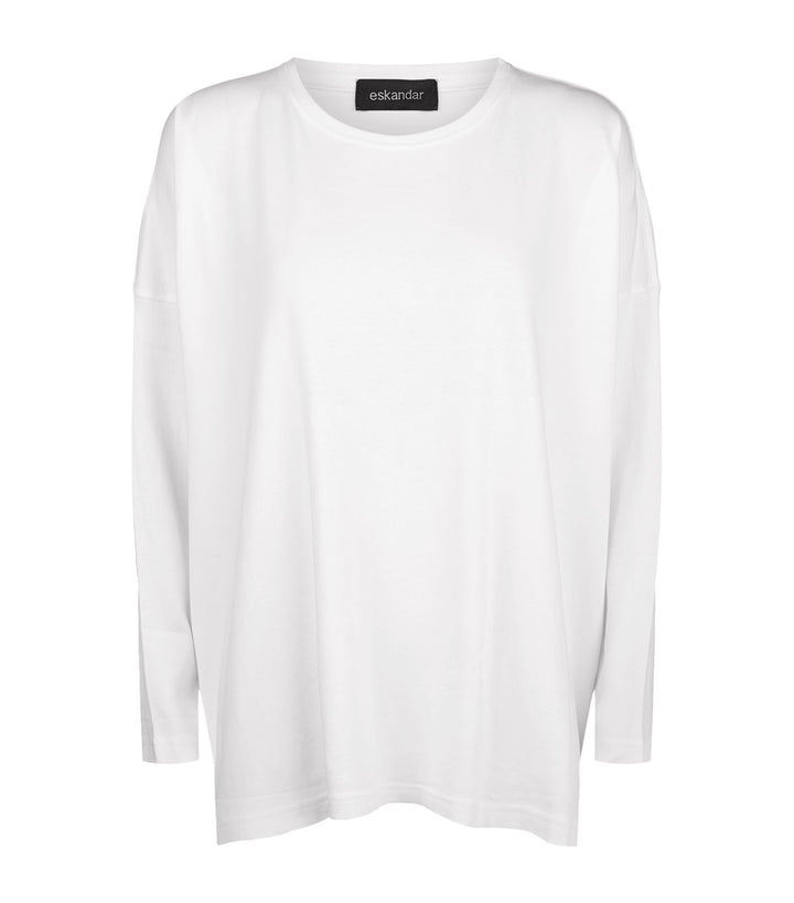 ESKANDAR Oversized  Pima Cotton T-shirt Top  Ladies
