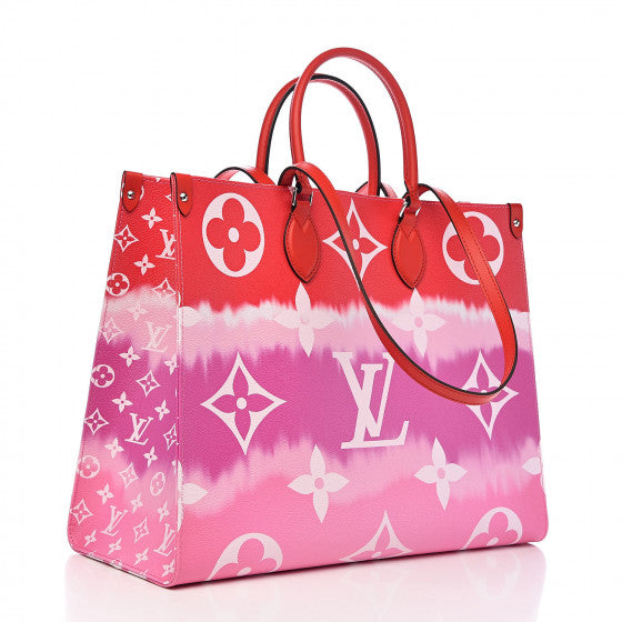 LOUIS VUITTON Monogram Escale Onthego GM Rouge 2020 LIMITED EDITION Bag Handbag ladies