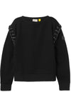 MONCLER + 6 Noir Kei Ninomiya Genius Black Sweatshirt Size L Large ladies