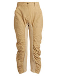 Stella McCartney Tina ruched-leg cropped trousers pants Size I 34 UK 4 US 0 ladies