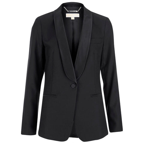 MICHAEL Michael Kors Black Tuxedo Blazer SIZE US 6 UK 10 ladies