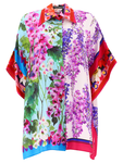 Dolce & Gabbana 2023 Floral-print silk-twill shirt blouse Size I 38 XS ladies
