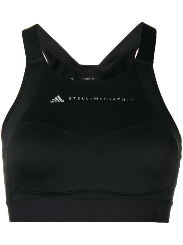Stella McCartney Adidas Red Black logo Bra Top Size S small ladies
