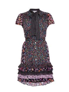 Diane von Furstenberg DVF GYPSY PUSSY BOW ICONIC DRESS Ladies