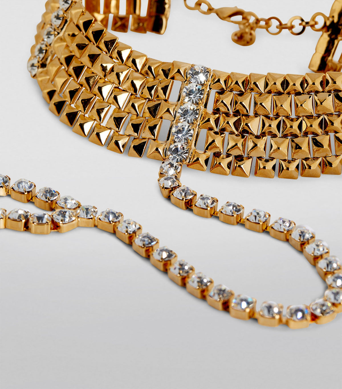 ALESSANDRA RICH Crystal-Embellished Body Chain ladies
