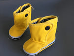 Petit Bateau babies rain yellow booties boots Size 6 month 19/20 cm children