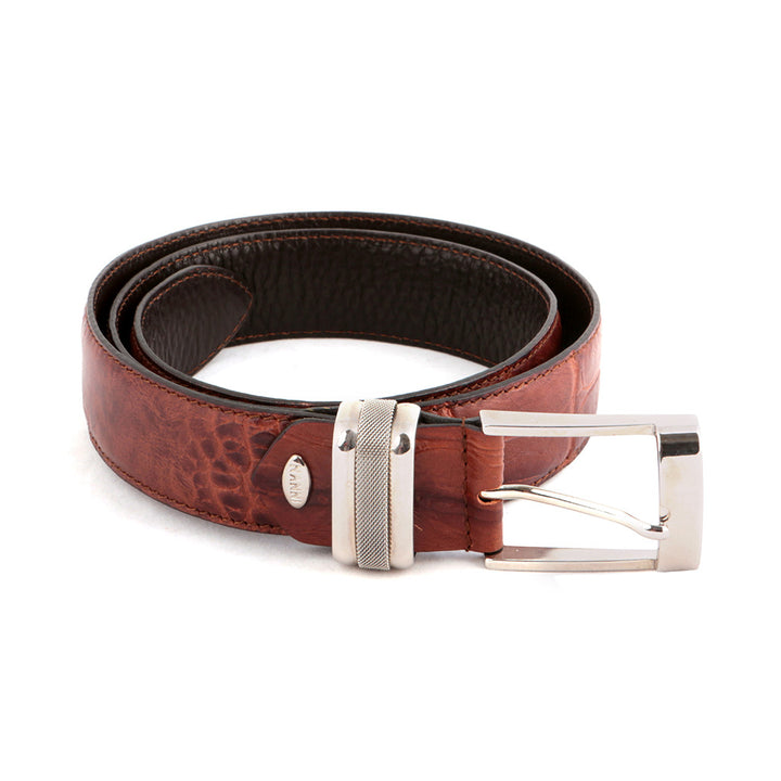 Nanni Belt Italy Brown Leather 90/36 Men