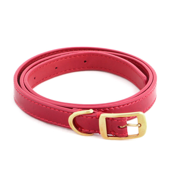 STELLA MCCARTNEY PATENT RED BELT SIZE 70 LADIES  display picture 1