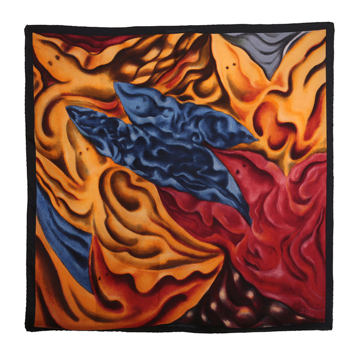 LOUIS VUITTON Silk Scarf S. Chia 35" x 35"  LADIES