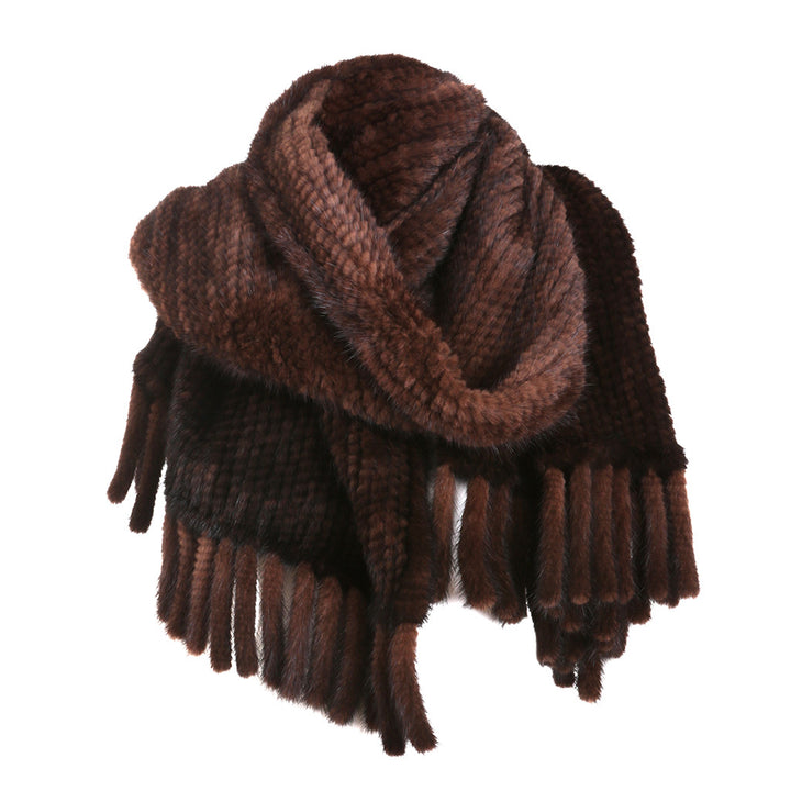 MINK FUR REAL MINK SHAWL HUGE SCARF LADIES