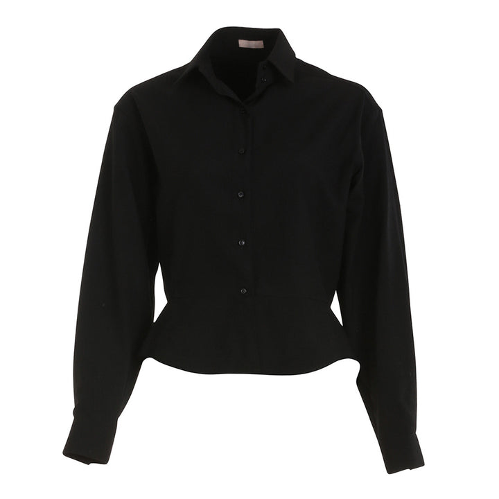 Azzedine ALAÏA Black Wool Peplum Jacket BLAZER COAT JACKET F 38 US 6 GB 8 LADIES