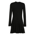 Chanel 2014 THE Little Black Cashmere Mohair Sweater Dress- Pearls Galore Size F 40 Ladies