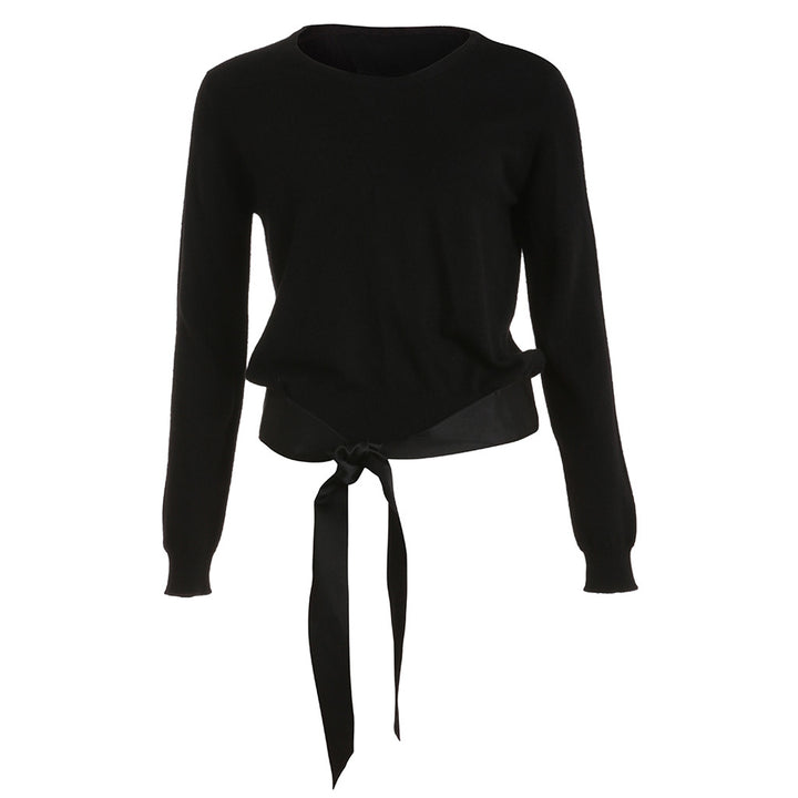 CHANEL BLACK CASHMERE CROPPED JUMPER SWEATER S SMALL AUTHENTIC Ladies
