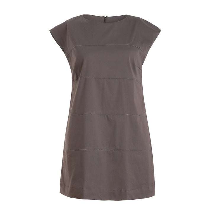 BRUNELLO CUCINELLI MONILI STRIPED SLEEVELESS TOP I 40 S SMALL LADIES