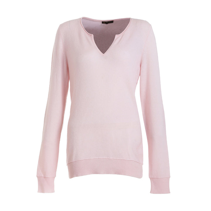 LORO PIANA LONG SLEEVE KNIT CASHMERE JUMPER SWEATER SIZE I 46 L LARGE LADIES