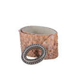 Helens & Co Real Python Snakeskin Jeweled Belt