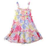 MARC JACOBS LITTLE MARC JACOBS GIRLS' FLOWER PRINT A-LINE DRESS SIZE 6 YEARS OLD CHILDREN