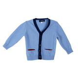 Simonetta Mini Virgin woolen blue boys cardigan 1 year 85 Children