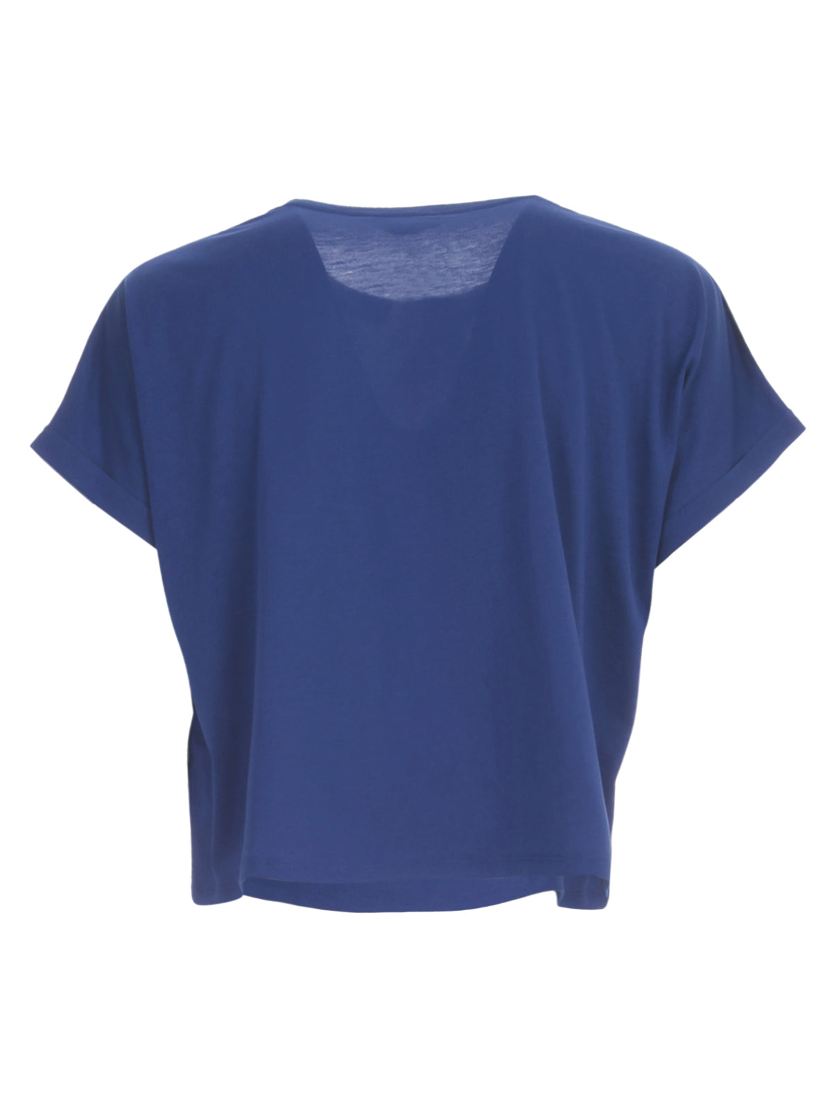 Balmain blue logo cropped T-shirt Size XS ladies