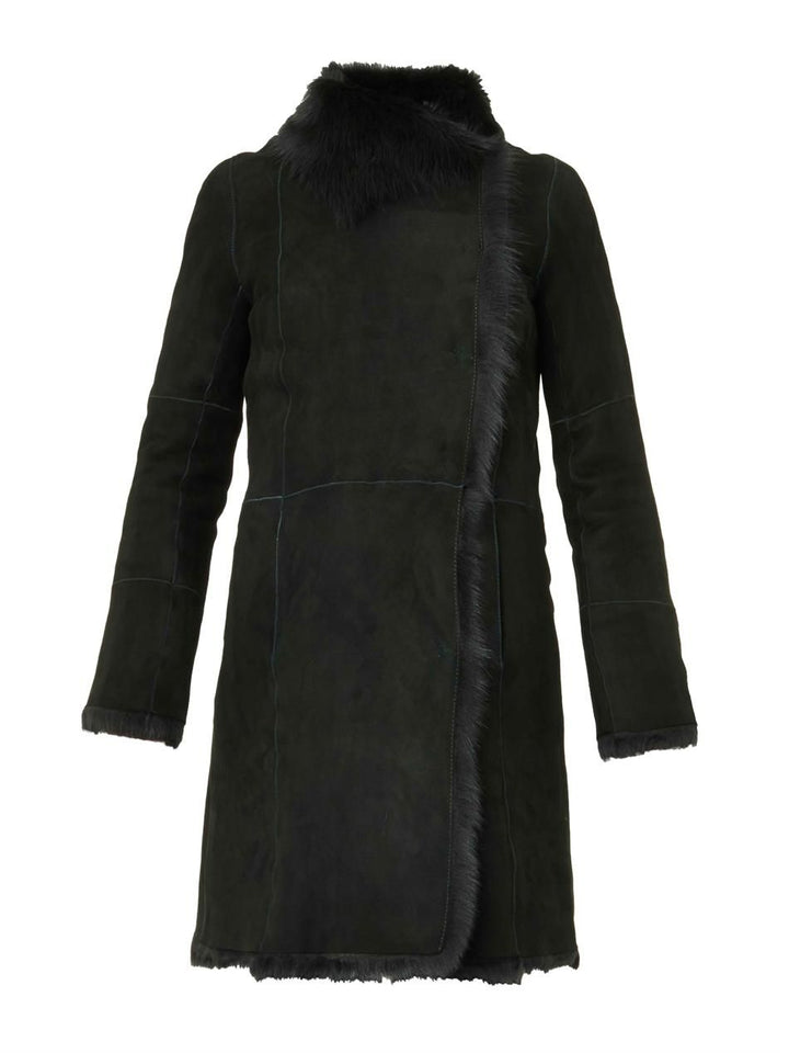 Joseph Anais coat shearling lambskin sheepskin F 36 UK 8 US 4 S SMALL Ladies