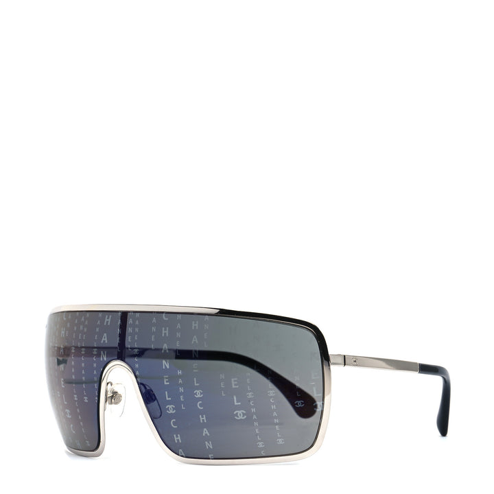 CHANEL Hologram Runway Metal Shield Runway Sunglasses 71213 ladies