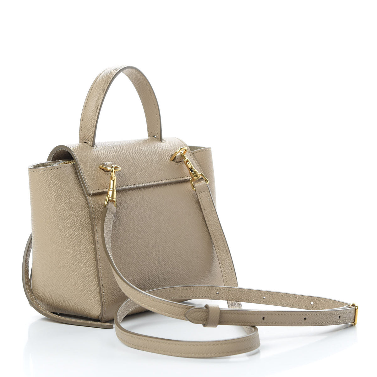 Céline Celine Paris Grained Calfskin Nano Belt Bag Light Taupe Bag Handbag ladies