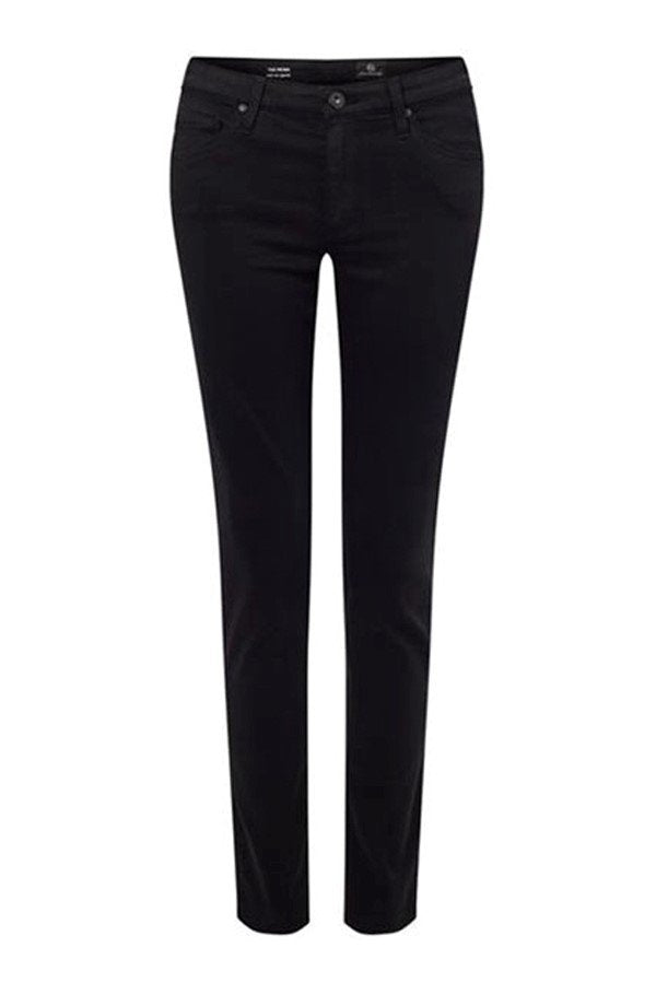 AG Adriano Goldschmied Women's THE STILT Cigarette Black Jeans Size 25 RRP $299 ladies