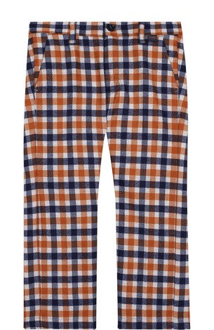 il gufo Children Boys' Checked Plaid Amazing Pants Trousers Size 5 & 10 years children