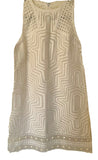 ANDREW GN White Broderie Anglaise dress runaway collection Size F 38 US 6 UK 10 $3980   ladies