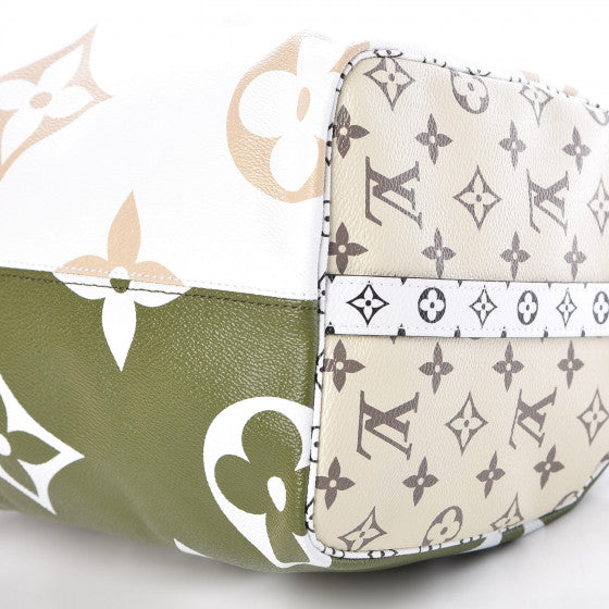 LOUIS VUITTON Monogram Giant Speedy Bandouliere 30 Kaki Creme LIMITED EDITION ladies