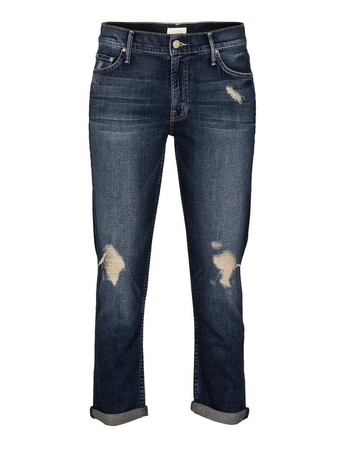 MOTHER The Dropout in Tarnioshed Denim Jeans Size 27 ladies
