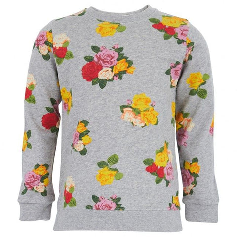 Stella McCartney KIDS Girls' Floral Print Sweater Top 10 Years old Children