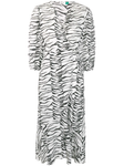 RIXO Noleen tiger-print cotton-voile wrap dress Size S Small ladies