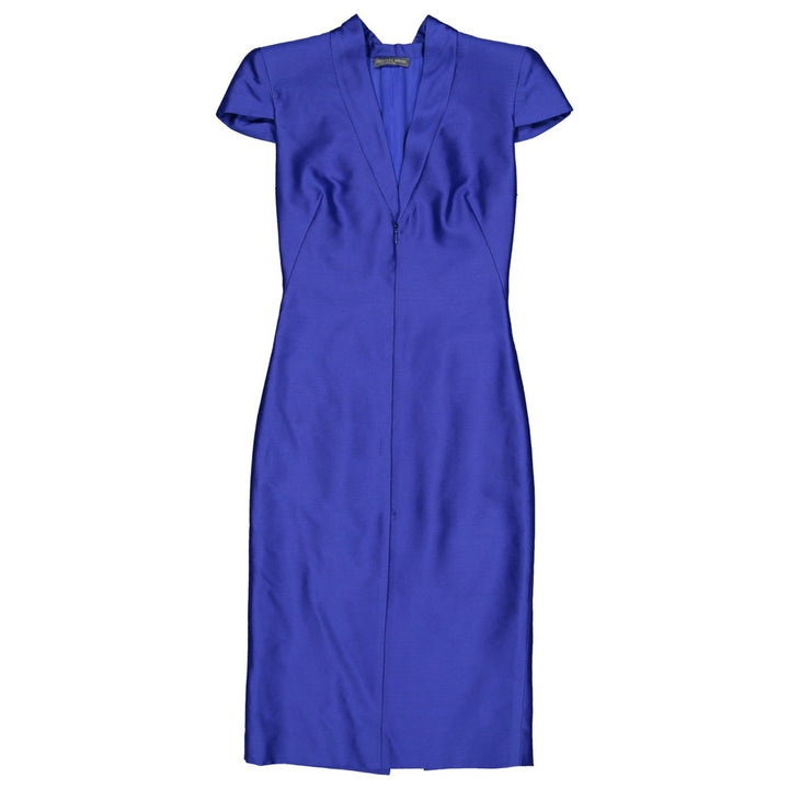 Alexander McQueen Dita Von Teese Electric Blue Dress I 42 UK 10 US 6 Ladies