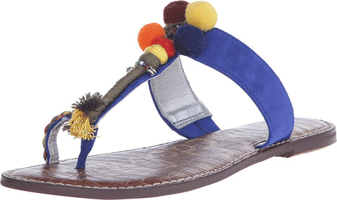 Sam Edelman Gemina Toe-Ring suede leather sandals Size 9 UK 6 39 ladies