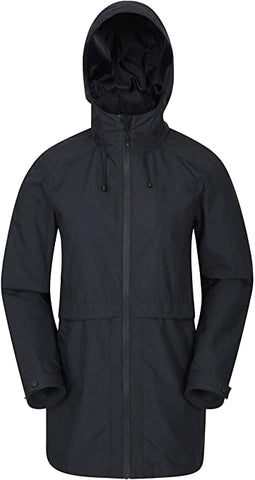 Le Lis Blanc Deulxe Black Rain Coat Trench Waterproof Jacket Size M medium ladies