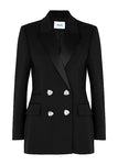 Racil Felix crystal-embellished double-breasted blazer 36 UK 8 US 4 ladies