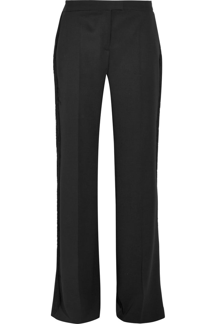 Stella McCartney Runaway Mid Rise Wool Pants Trousers Size I 36 UK 4 US 0 2 Ladies