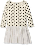 Petit Bateau Girl's Polka Dots Long Sleeve Dress Children Size 4 years 104 Cm Children