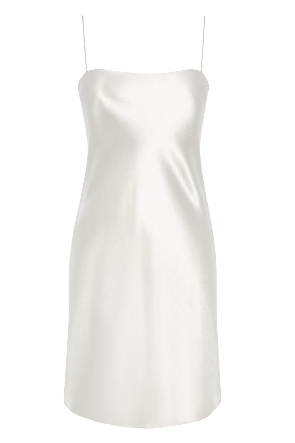 Jovovich Hawk Silk Ecru Slip Mini Dress Size US 0 XXS ladies