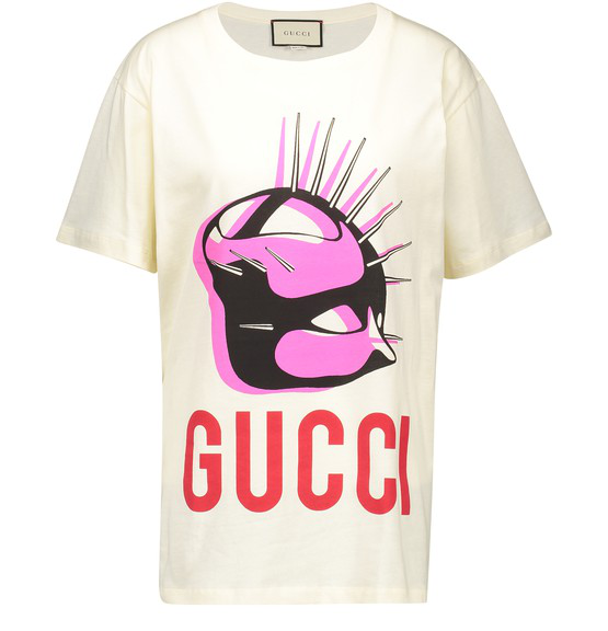 Gucci Manifesto 2020 Mask oversized T-Shirt Size XXS ladies