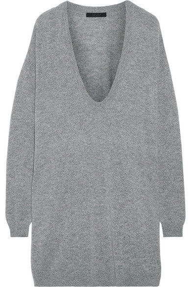 THE ROW Maita merino wool and cashmere-blend sweater dress jumper Size M Medium Ladies