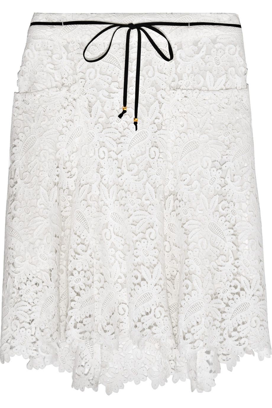 Maje Joelle Cotton-guipure Lace Skirt Size F 38 UK 10 US 6 ladies