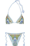 Camilla Women's My Majorelle Reversible Print Triangle Bikini Size XS ladies