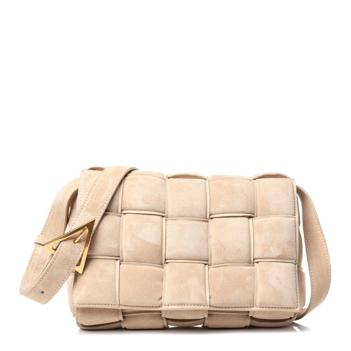 Bottega Veneta 2022 Suede Calfskin Intrecciato Padded Cassette Crossbody Bag ladies