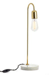 BLOOMINGVILLE GOLD AND MARBLE TABLE LAMP