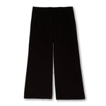 THEORY Black Ambrisia cropped crepe wide-leg pants trousers US 2 UK 6 XS Ladies