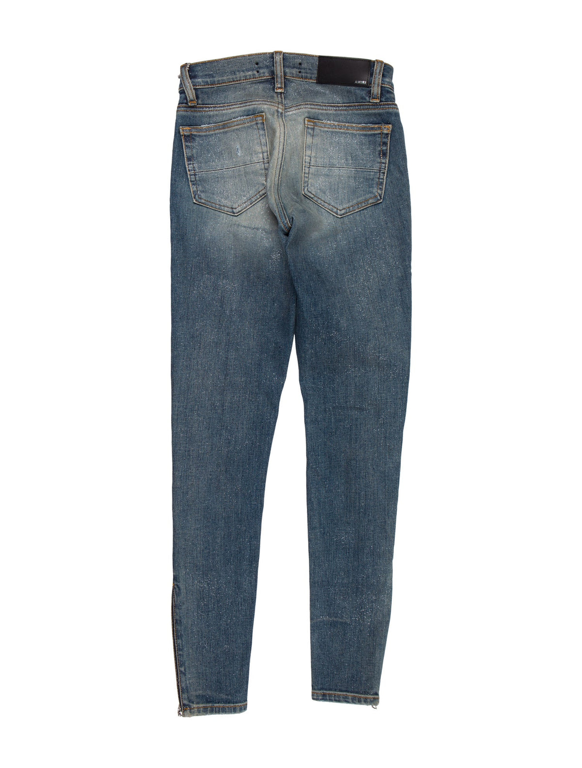 AMIRI Women's Glitter Thrasher Jeans Denim Jeans Size 26 UK 8 FR 38 I 40 Ladies