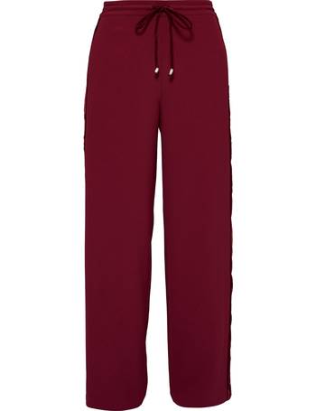 Ted Baker Colour by Numbers Gabtay Velvet Stripe Jogger Trousers Size 1 S small ladies